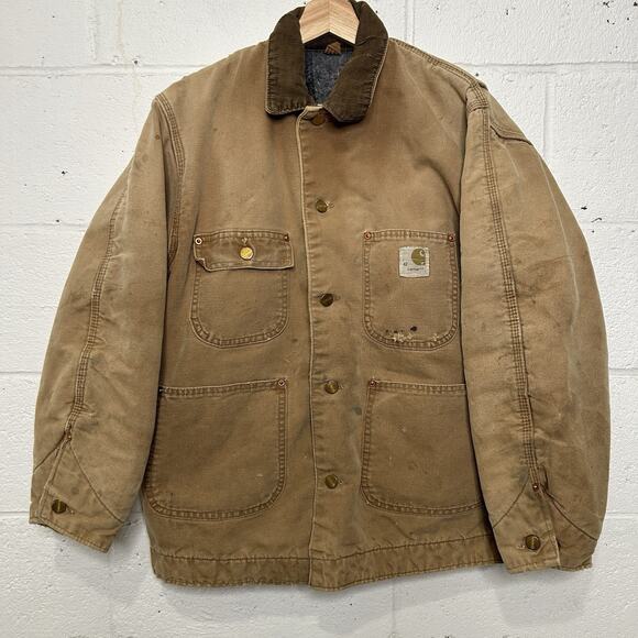 Carhartt Other - Vintage 1970s Carhartt Blanket-Lined Chore Coat “Tan”